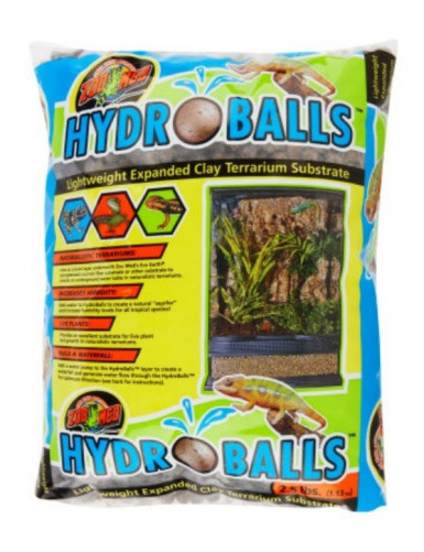 HydroBalls Lightweight Expanded Clay Terrarium Substrate Zoo Med